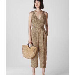 whistles leopard jumpsuit